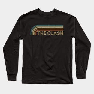 The Clash Retro Stripes Long Sleeve T-Shirt